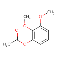 Chemical structure of 2,3-dimethoxyphenyl acetate - CSSB00010883018