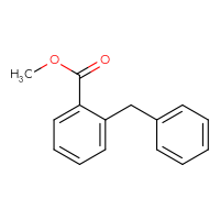 Chemical structure of methyl 2-benzylbenzoate - CSSB00020643993