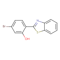 Chemical structure of 2-(1,3-benzothiazol-2-yl)-5-bromophenol - CSSB00000918133