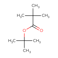 Chemical structure of tert-butyl 2,2-dimethylpropanoate - CSSB00011218742