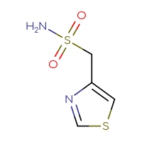 Chemical structure of (1,3-thiazol-4-yl)methanesulfonamide - CSSB00011606478