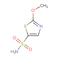 Chemical structure of 2-methoxy-1,3-thiazole-5-sulfonamide - CSSB00015101289