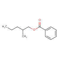 Chemical structure of 2-methylpentyl benzoate - CSSB00000036860