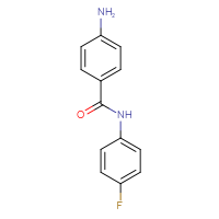Chemical structure of 4-amino-N-(4-fluorophenyl)benzamide - CSSB00000612872