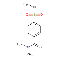 Chemical structure of N,N-dimethyl-4-(methylsulfamoyl)benzamide - CSSB00000271174