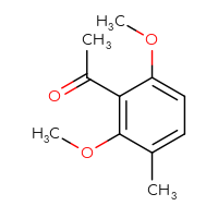 Chemical structure of 1-(2,6-dimethoxy-3-methylphenyl)ethan-1-one - CSSB00021275074