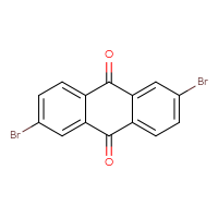 Chemical structure of 2,6-dibromo-9,10-dihydroanthracene-9,10-dione - CSSB00016988114