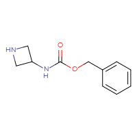 Chemical structure of benzyl N-(azetidin-3-yl)carbamate - CSSB00000044148