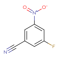 Chemical structure of 3-fluoro-5-nitrobenzonitrile - CSSB00011997316