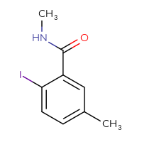 Chemical structure of 2-iodo-N,5-dimethylbenzamide - CSSB00016055521
