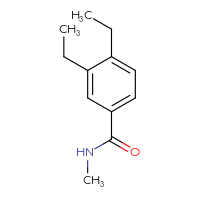 Chemical structure of 3,4-diethyl-N-methylbenzamide - CSSB00103307117