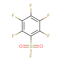 Chemical structure of pentafluorobenzene-1-sulfonyl fluoride - CSSB00015196481