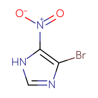 Chemical structure of 4-bromo-5-nitro-1H-imidazole - CSSB00000756876