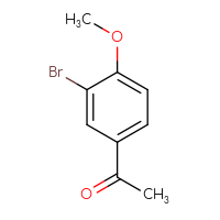 Chemical structure of 1-(3-bromo-4-methoxyphenyl)ethan-1-one - CSSB00000185153