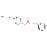 Chemical structure of benzyl N-[4-(methoxymethyl)phenyl]carbamate - CSSB00015038465