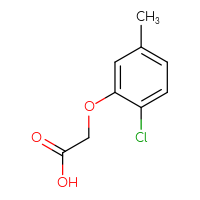 Chemical structure of 2-(2-chloro-5-methylphenoxy)acetic acid - CSSB00000183693