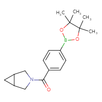 Chemical structure of 3-[4-(4,4,5,5-tetramethyl-1,3,2-dioxaborolan-2-yl)benzoyl]-3-azabicyclo[3.1.0]hexane - CSSB02522300615