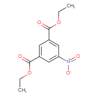 Chemical structure of 1,3-diethyl 5-nitrobenzene-1,3-dicarboxylate - CSSB00000022645