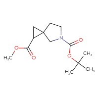 Chemical structure of 5-tert-butyl 1-methyl 5-azaspiro[2.4]heptane-1,5-dicarboxylate - CSSB00042753721