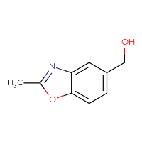 Chemical structure of (2-methyl-1,3-benzoxazol-5-yl)methanol - CSSB00009878806