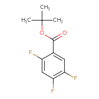 Chemical structure of tert-butyl 2,4,5-trifluorobenzoate - CSSB00035252885