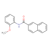 Chemical structure of N-(2-methoxyphenyl)naphthalene-2-carboxamide - CSSB00027983847