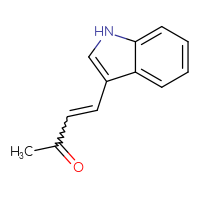 Chemical structure of 4-(1H-indol-3-yl)but-3-en-2-one - CSSB00103038498