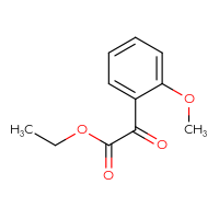 Chemical structure of ethyl 2-(2-methoxyphenyl)-2-oxoacetate - CSSB00009998373