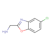 Chemical structure of 1-(5-chloro-1,3-benzoxazol-2-yl)methanamine - CSSB00011244057