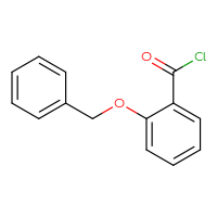 Chemical structure of 2-(benzyloxy)benzoyl chloride - CSSB00011935235