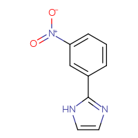 Chemical structure of 2-(3-nitrophenyl)-1H-imidazole - CSSB00000741841