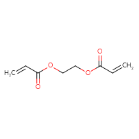 Chemical structure of 2-(prop-2-enoyloxy)ethyl prop-2-enoate - CSSB00000029001