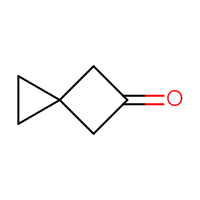Chemical structure of spiro[2.3]hexan-5-one - CSSB00000718549