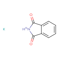 Chemical structure of 2,3-dihydro(2-¹⁵N)-1H-isoindole-1,3-dione potassium - CSSB07096540483