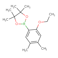 Chemical structure of 2-(2-ethoxy-4,5-dimethylphenyl)-4,4,5,5-tetramethyl-1,3,2-dioxaborolane - CSSB00015722485