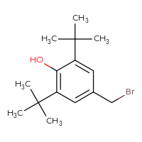 Chemical structure of 4-(bromomethyl)-2,6-di-tert-butylphenol - CSSB00102609838
