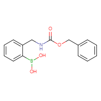 Chemical structure of [2-({[(benzyloxy)carbonyl]amino}methyl)phenyl]boronic acid - CSSB00010231672