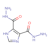 Chemical structure of 1H-imidazole-4,5-dicarbohydrazide - CSSB00000012751