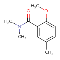 Chemical structure of 2-methoxy-N,N,5-trimethylbenzamide - CSSB00000206168