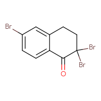 Chemical structure of 2,2,6-tribromo-1,2,3,4-tetrahydronaphthalen-1-one - CSSB00011068906