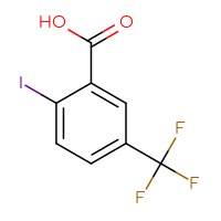 Chemical structure of 2-iodo-5-(trifluoromethyl)benzoic acid - CSSB00010245745