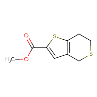 Chemical structure of methyl 4H,6H,7H-thieno[3,2-c]thiopyran-2-carboxylate - CSSB00012820855