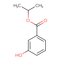 Chemical structure of propan-2-yl 3-hydroxybenzoate - CSSB00000169911
