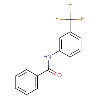 Chemical structure of N-[3-(trifluoromethyl)phenyl]benzamide - CSSB00020619924