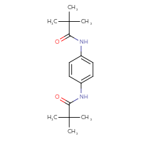 Chemical structure of N-[4-(2,2-dimethylpropanamido)phenyl]-2,2-dimethylpropanamide - CSSB00026920192
