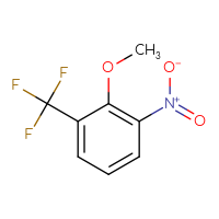 Chemical structure of 2-methoxy-1-nitro-3-(trifluoromethyl)benzene - CSSB00000069222