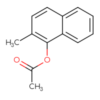 Chemical structure of 2-methylnaphthalen-1-yl acetate - CSSB00000069186