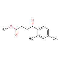 Chemical structure of methyl 4-(2,4-dimethylphenyl)-4-oxobutanoate - CSSB00011517673