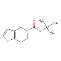 Chemical structure of tert-butyl 4H,5H,6H,7H-thieno[3,2-c]pyridine-5-carboxylate - CSSB00011924067