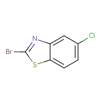 Chemical structure of 2-bromo-5-chloro-1,3-benzothiazole - CSSB00010206598